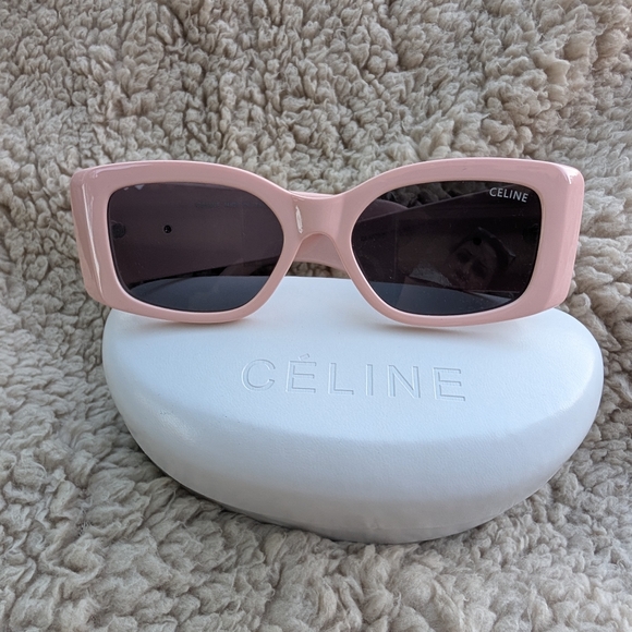 Celine Accessories - New Blush Pink Celine Sunglasses With Iconic Triomphes On Arms